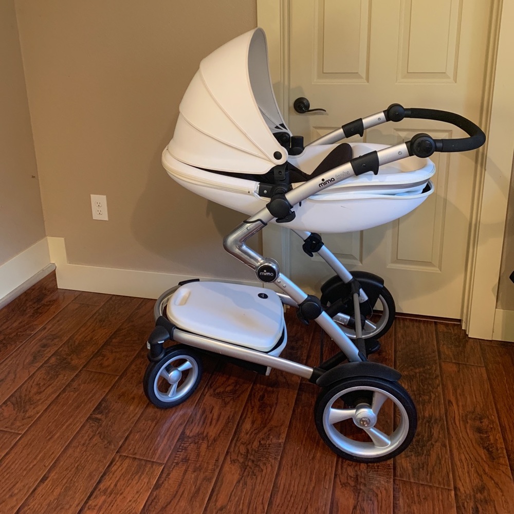 Mima Kobi White Stroller